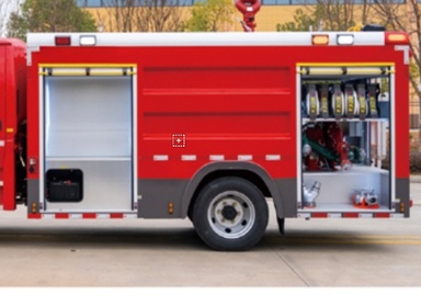Dongfeng Large Duolika 5 m³ Water Tank Fire Truck — detail 1