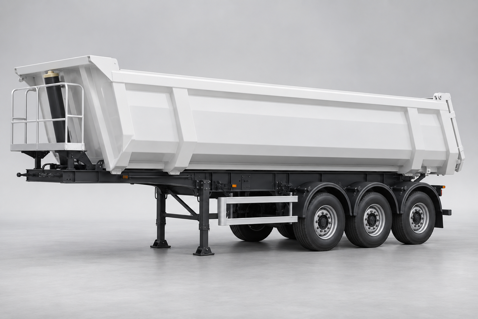 U-Shaped Rear-Dump Tipper Semi-Trailer
